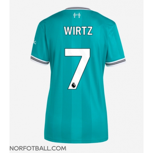 Billige Fotballdrakt Liverpool Florian Wirtz #7 Replika Tredjedrakt Dame 2025-26 Kortermet Billige Fotballdrakt Liverpool Florian Wirtz #7 Replika Tredjedrakt Dame 2025-26 Kortermet